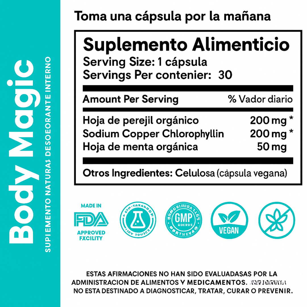 Body Magic™ - Desodorante Interno